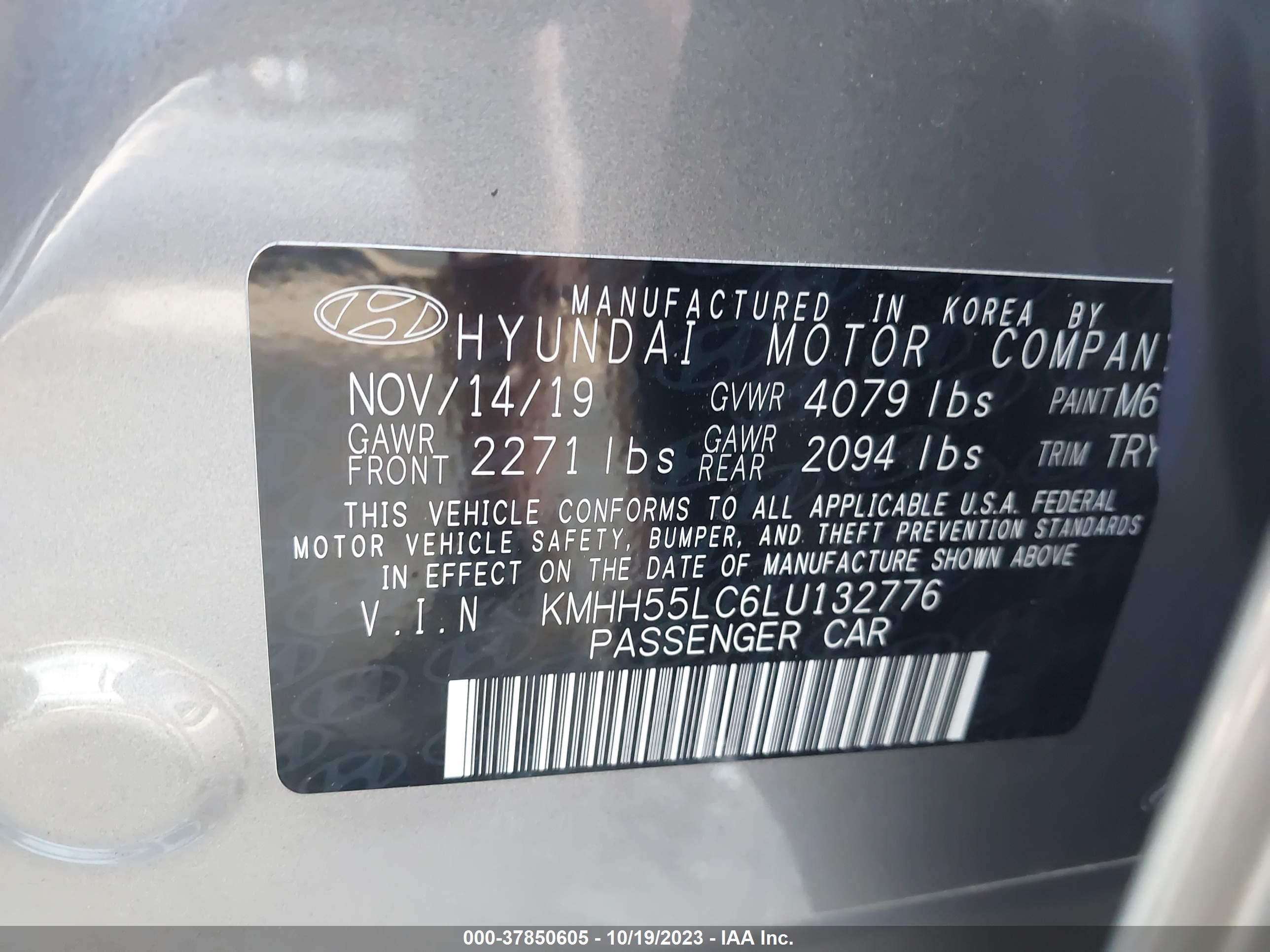 Photo 8 VIN: KMHH55LC6LU132776 - HYUNDAI ELANTRA GT 