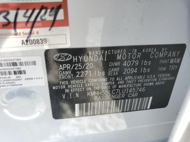 Photo 11 VIN: KMHH55LC7LU145746 - HYUNDAI ELANTRA 