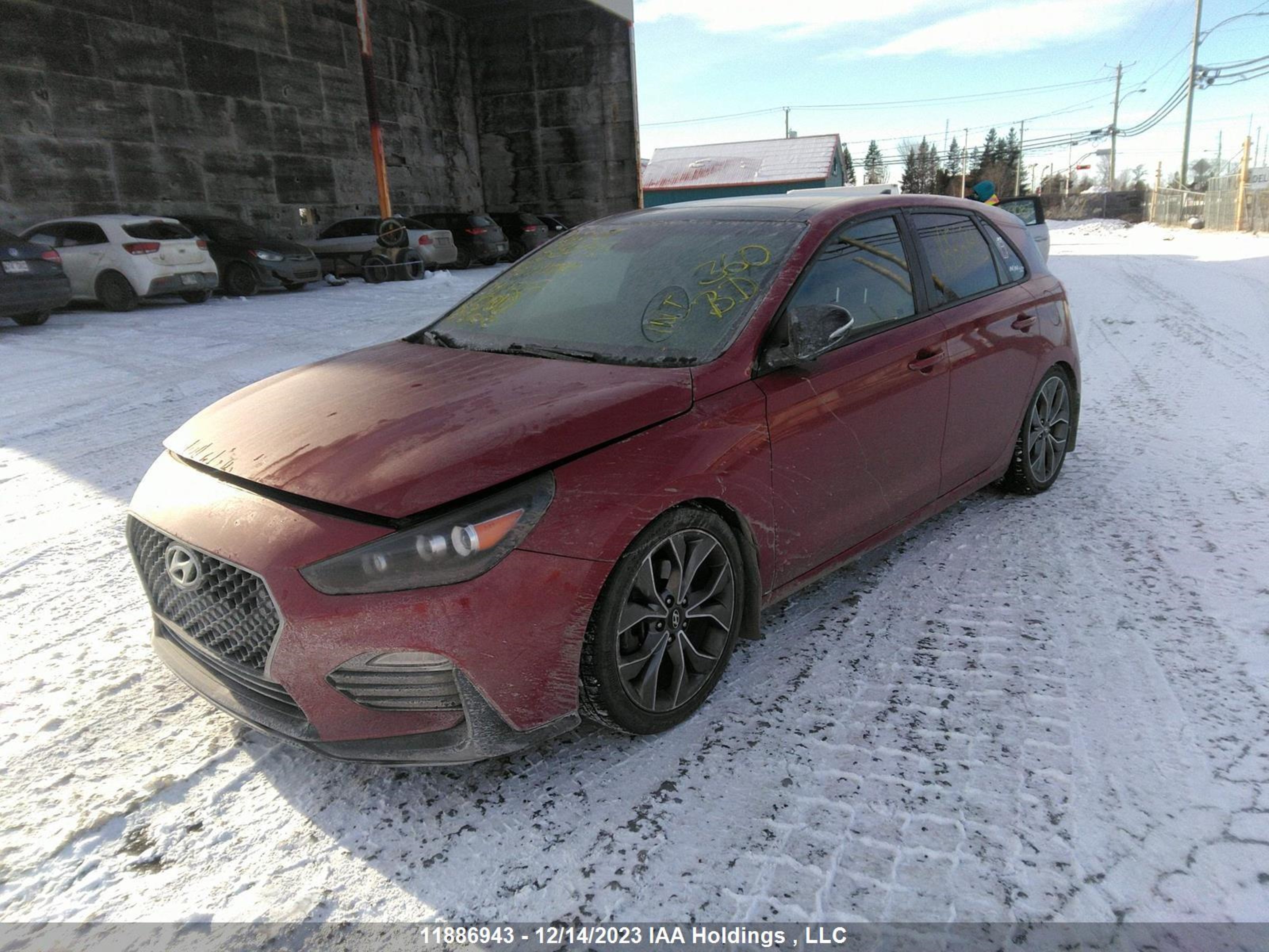 Photo 1 VIN: KMHH55LC9KU090327 - HYUNDAI ELANTRA 