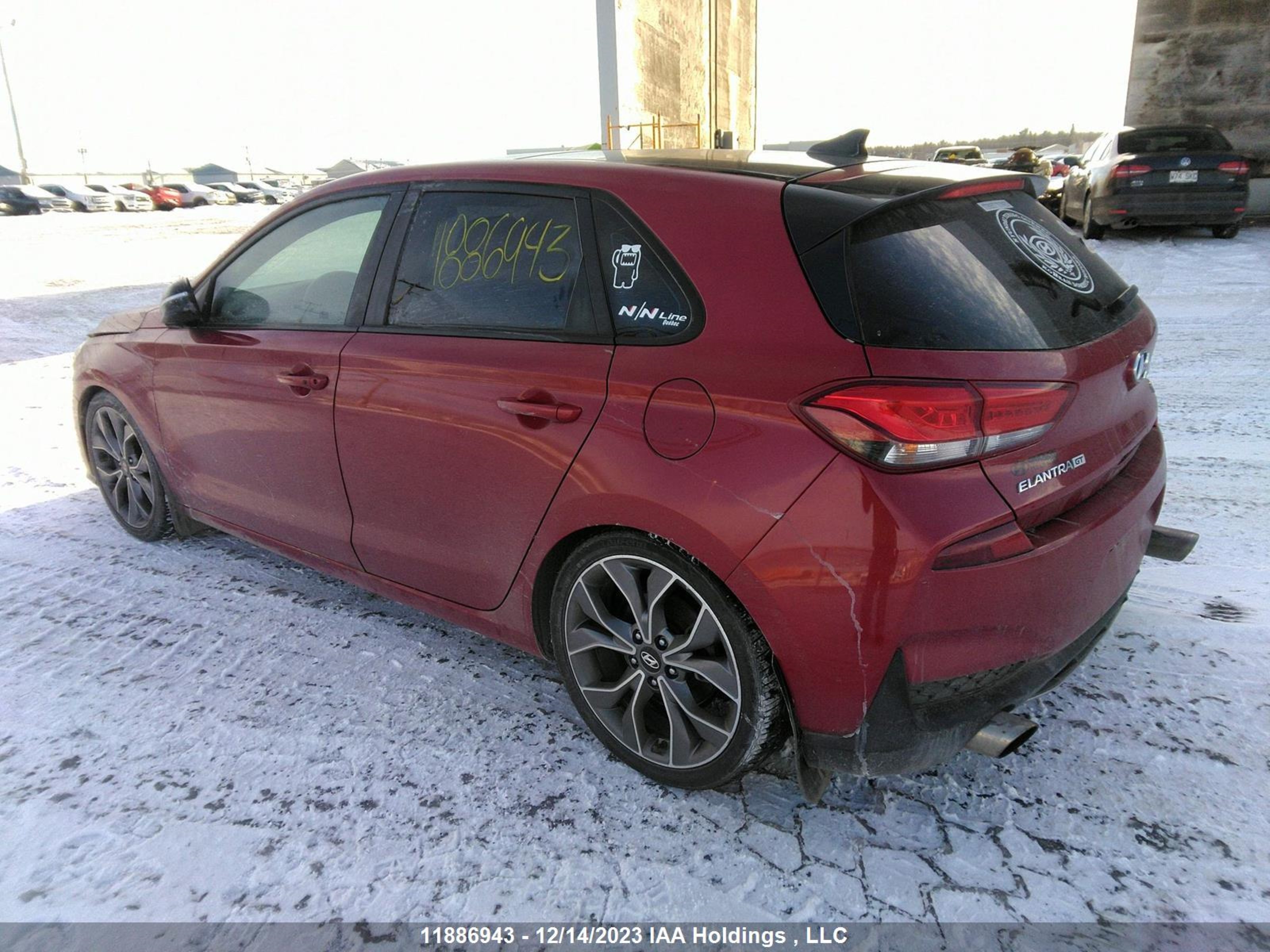 Photo 2 VIN: KMHH55LC9KU090327 - HYUNDAI ELANTRA 