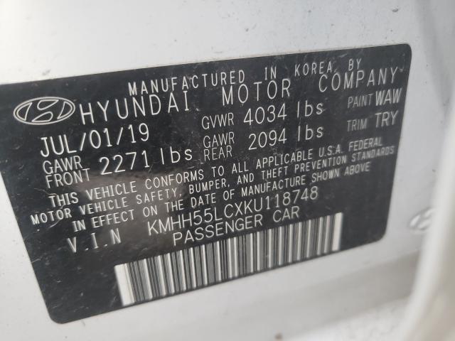 Photo 9 VIN: KMHH55LCXKU118748 - HYUNDAI ELANTRA GT 