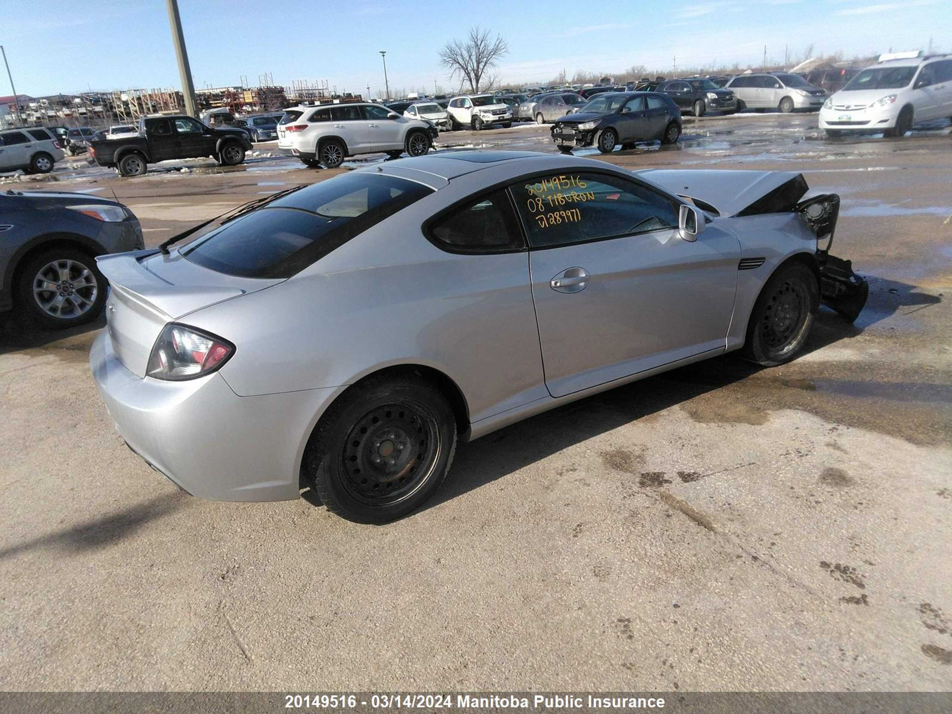 Photo 3 VIN: KMHHM65D28U289971 - HYUNDAI TIBURON 