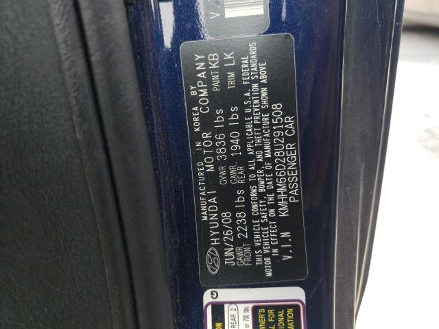 Photo 11 VIN: KMHHM66D28U291508 - HYUNDAI TIBURON 