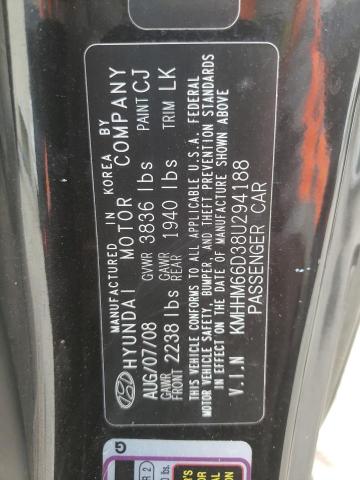 Photo 11 VIN: KMHHM66D38U294188 - HYUNDAI TIBURON 