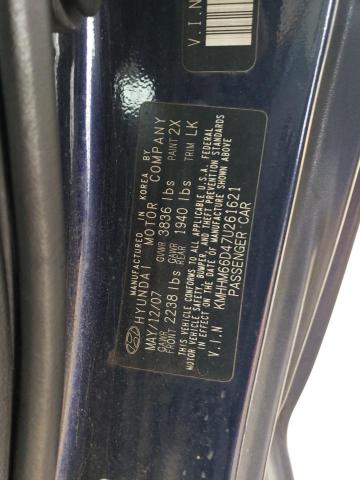 Photo 11 VIN: KMHHM66D47U261621 - HYUNDAI TIBURON 