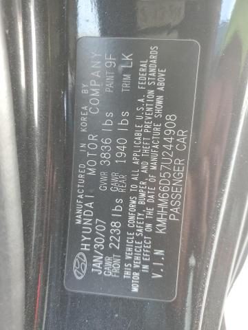 Photo 11 VIN: KMHHM66D57U244908 - HYUNDAI TIBURON GS 