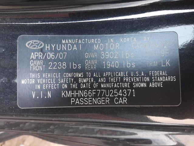 Photo 11 VIN: KMHHN66F77U254371 - HYUNDAI TIBURON 