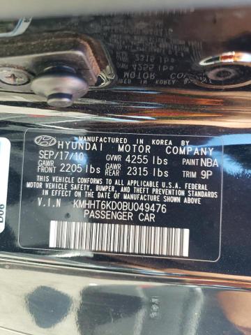 Photo 9 VIN: KMHHT6KD0BU049476 - HYUNDAI GENESIS CO 