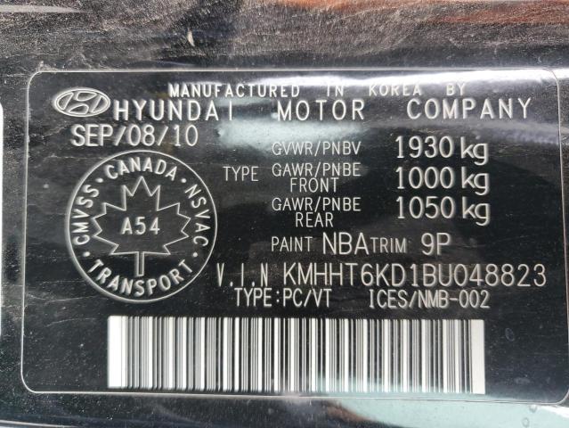 Photo 11 VIN: KMHHT6KD1BU048823 - HYUNDAI GENESIS CO 