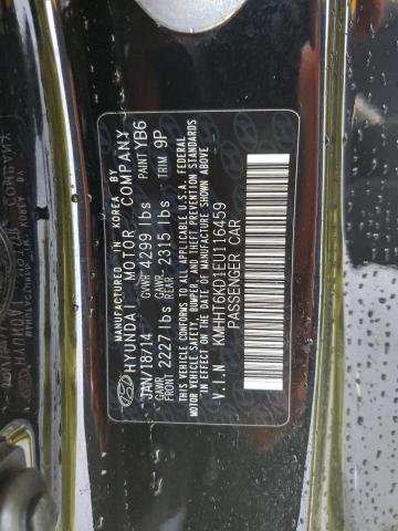 Photo 11 VIN: KMHHT6KD1EU116459 - HYUNDAI GENESIS CO 