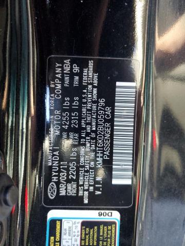 Photo 11 VIN: KMHHT6KD2BU059796 - HYUNDAI GENESIS CO 