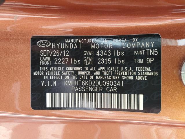 Photo 11 VIN: KMHHT6KD2DU090341 - HYUNDAI GENESIS CO 