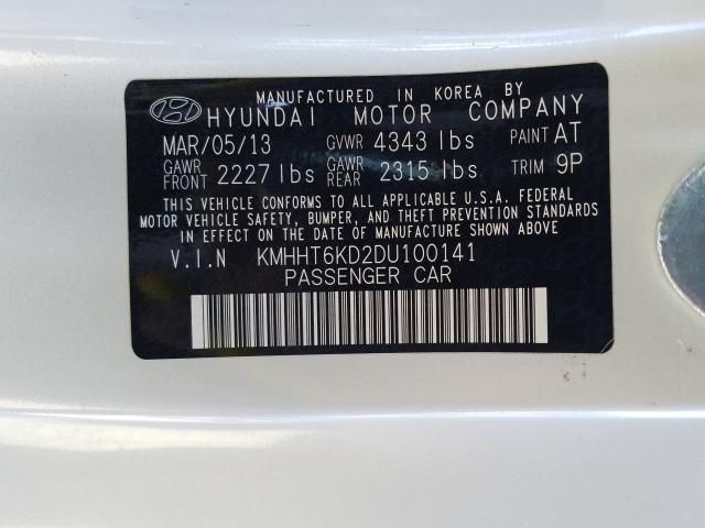 Photo 9 VIN: KMHHT6KD2DU100141 - HYUNDAI GENESIS CO 