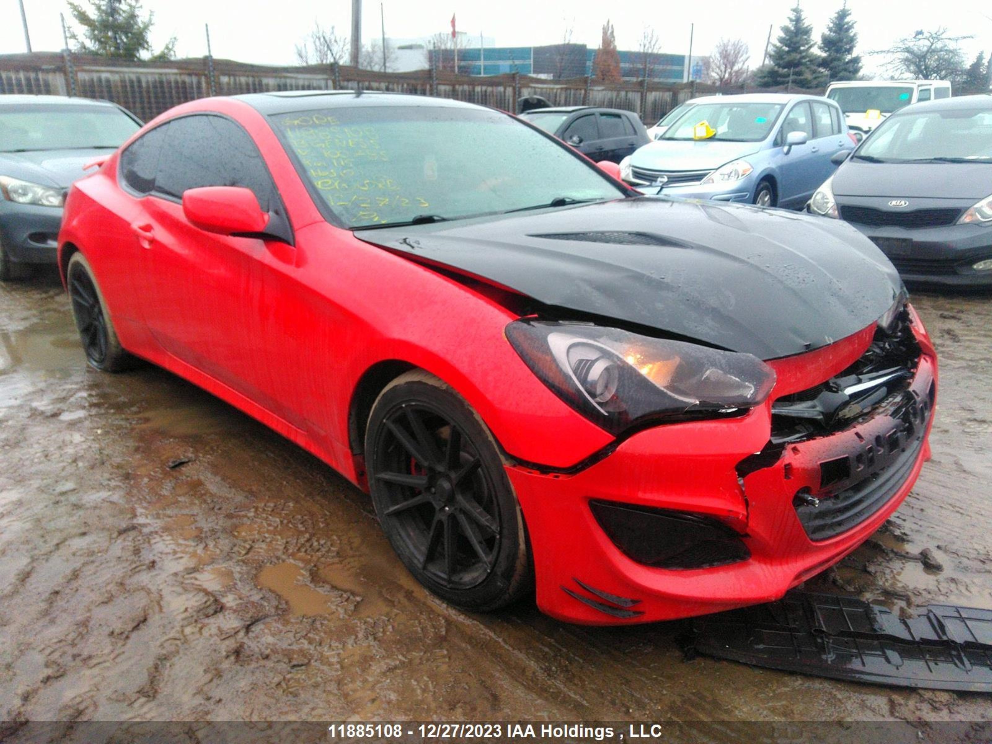 Photo 0 VIN: KMHHT6KD2DU100785 - HYUNDAI GENESIS COUPE 