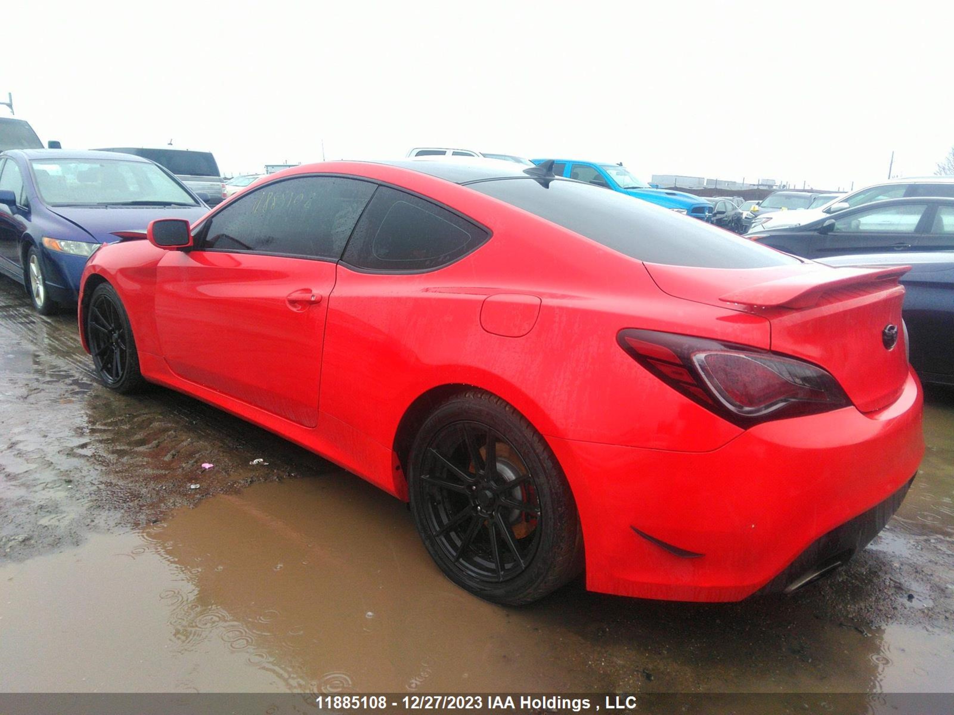 Photo 2 VIN: KMHHT6KD2DU100785 - HYUNDAI GENESIS COUPE 