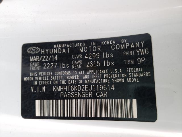 Photo 9 VIN: KMHHT6KD2EU119614 - HYUNDAI GENESIS CO 