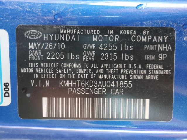 Photo 12 VIN: KMHHT6KD3AU041855 - HYUNDAI GENESIS CO 