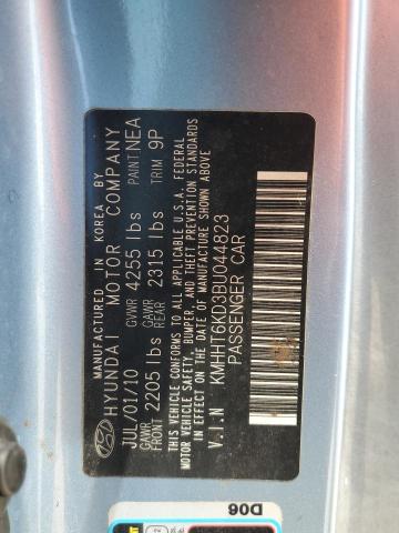 Photo 11 VIN: KMHHT6KD3BU044823 - HYUNDAI GENESIS CO 