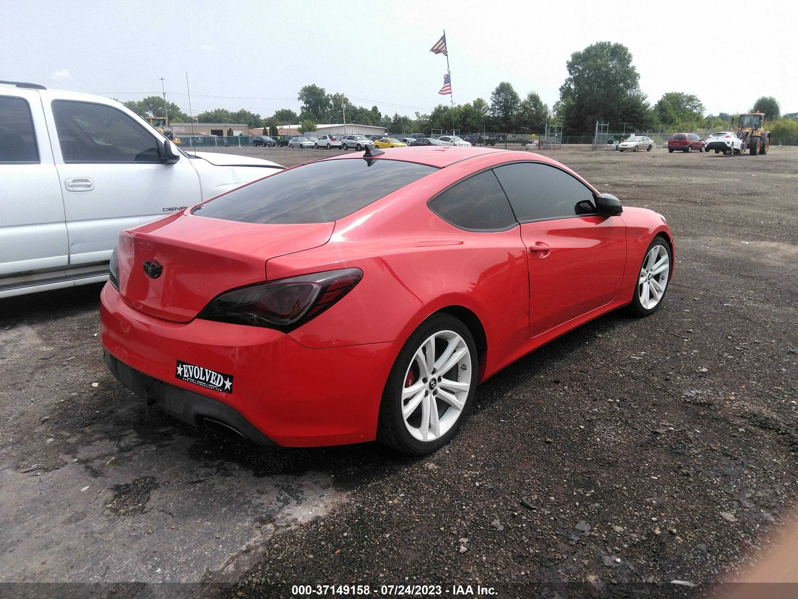 Photo 3 VIN: KMHHT6KD3BU054476 - HYUNDAI GENESIS COUPE 