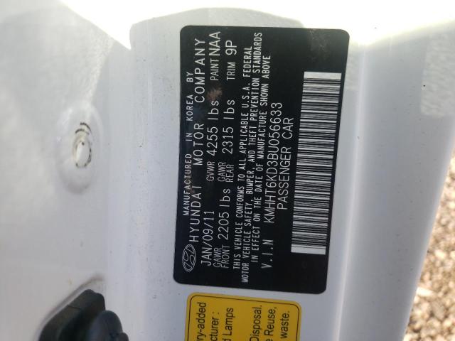 Photo 9 VIN: KMHHT6KD3BU056633 - HYUNDAI GENESIS CO 