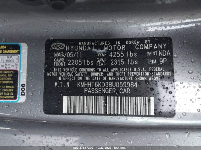 Photo 8 VIN: KMHHT6KD3BU059984 - HYUNDAI GENESIS 