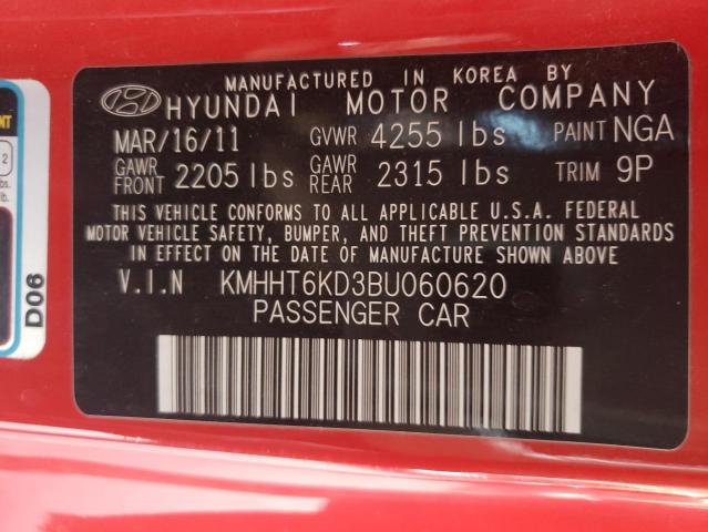 Photo 9 VIN: KMHHT6KD3BU060620 - HYUNDAI GENESIS CO 