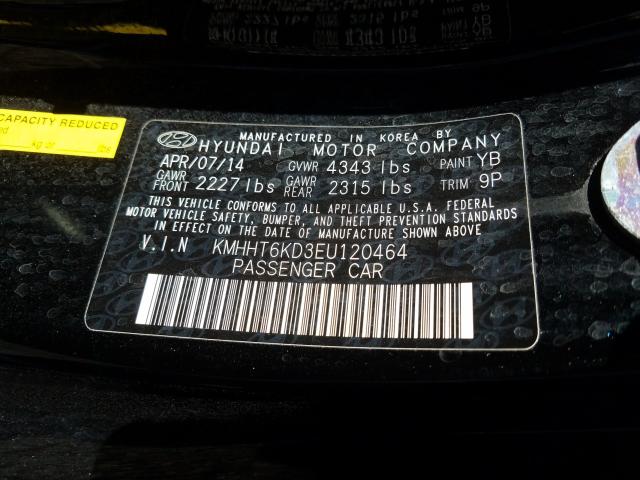 Photo 9 VIN: KMHHT6KD3EU120464 - HYUNDAI GENESIS CO 