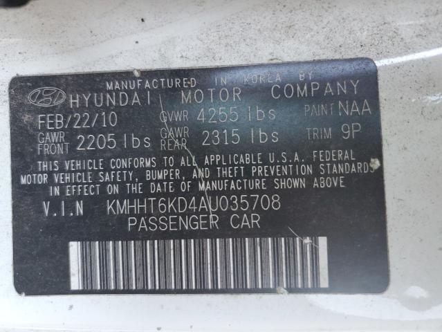 Photo 11 VIN: KMHHT6KD4AU035708 - HYUNDAI GENESIS CO 