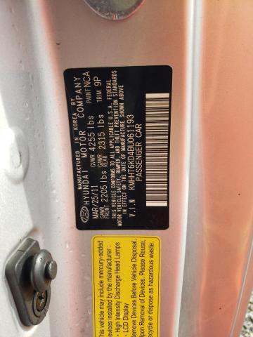 Photo 11 VIN: KMHHT6KD4BU061193 - HYUNDAI GENESIS CO 