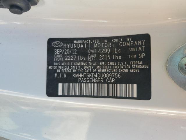 Photo 12 VIN: KMHHT6KD4DU089756 - HYUNDAI GENESIS CO 