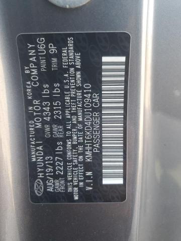 Photo 12 VIN: KMHHT6KD4DU109410 - HYUNDAI GENESIS CO 