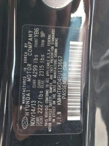 Photo 11 VIN: KMHHT6KD4EU113667 - HYUNDAI GENESIS 