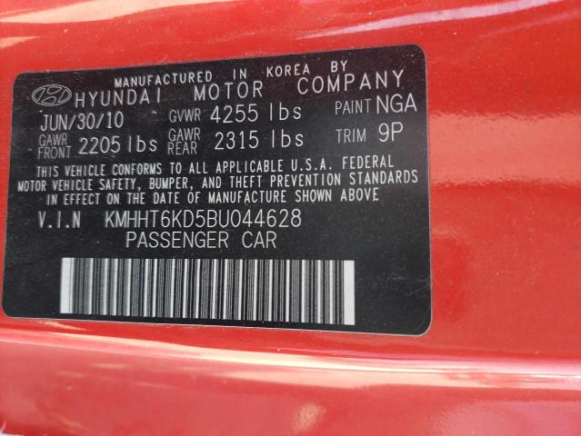 Photo 9 VIN: KMHHT6KD5BU044628 - HYUNDAI GENESIS CO 