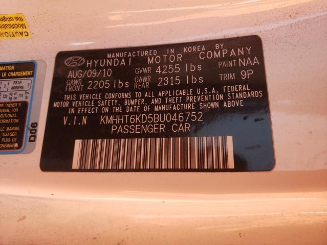 Photo 9 VIN: KMHHT6KD5BU046752 - HYUNDAI GENESIS CO 