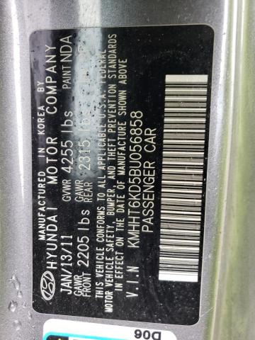 Photo 11 VIN: KMHHT6KD5BU056858 - HYUNDAI GENESIS CO 