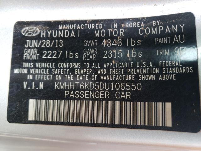 Photo 9 VIN: KMHHT6KD5DU106550 - HYUNDAI GENESIS CO 