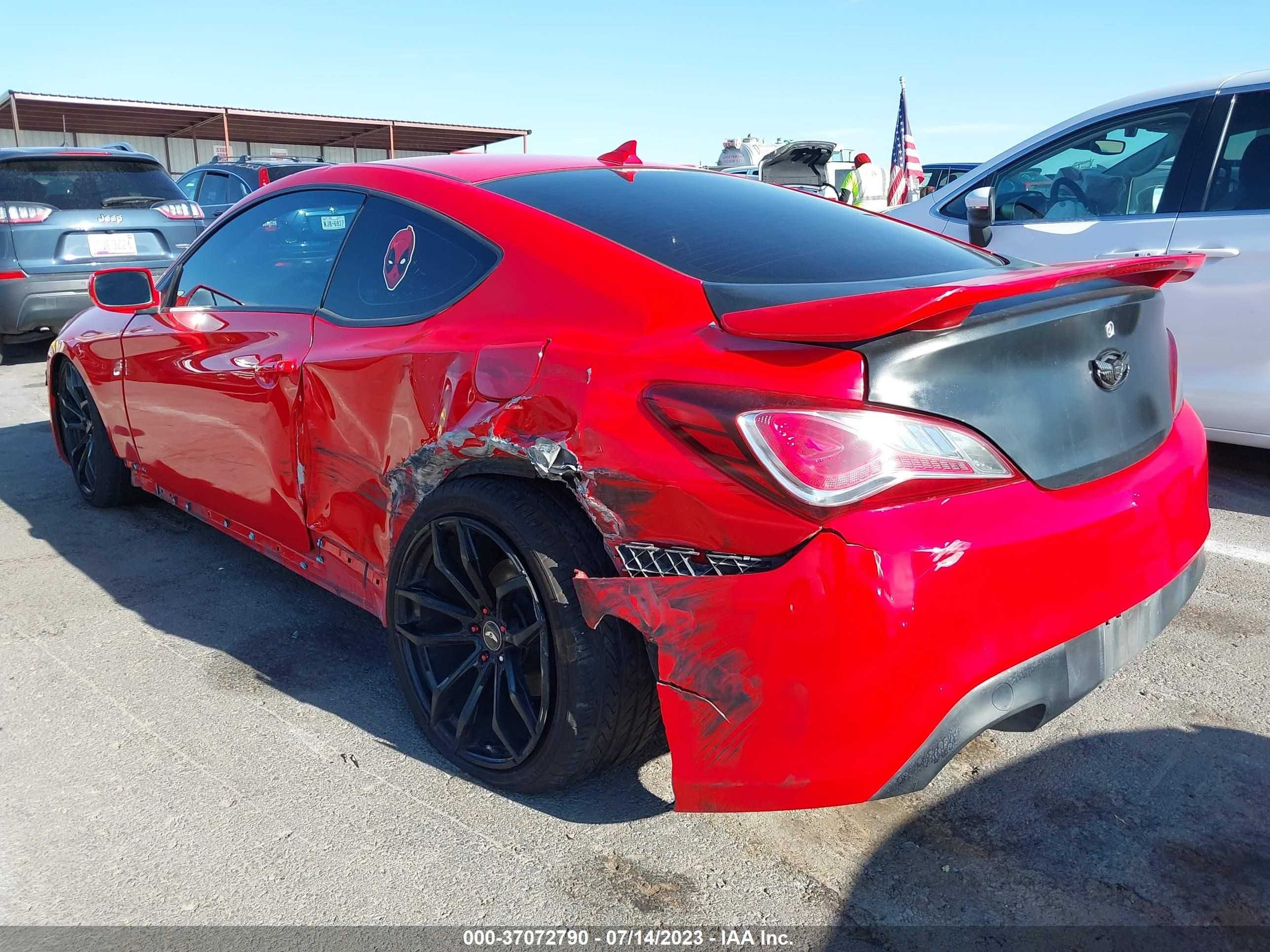 Photo 2 VIN: KMHHT6KD5EU114259 - HYUNDAI GENESIS COUPE 