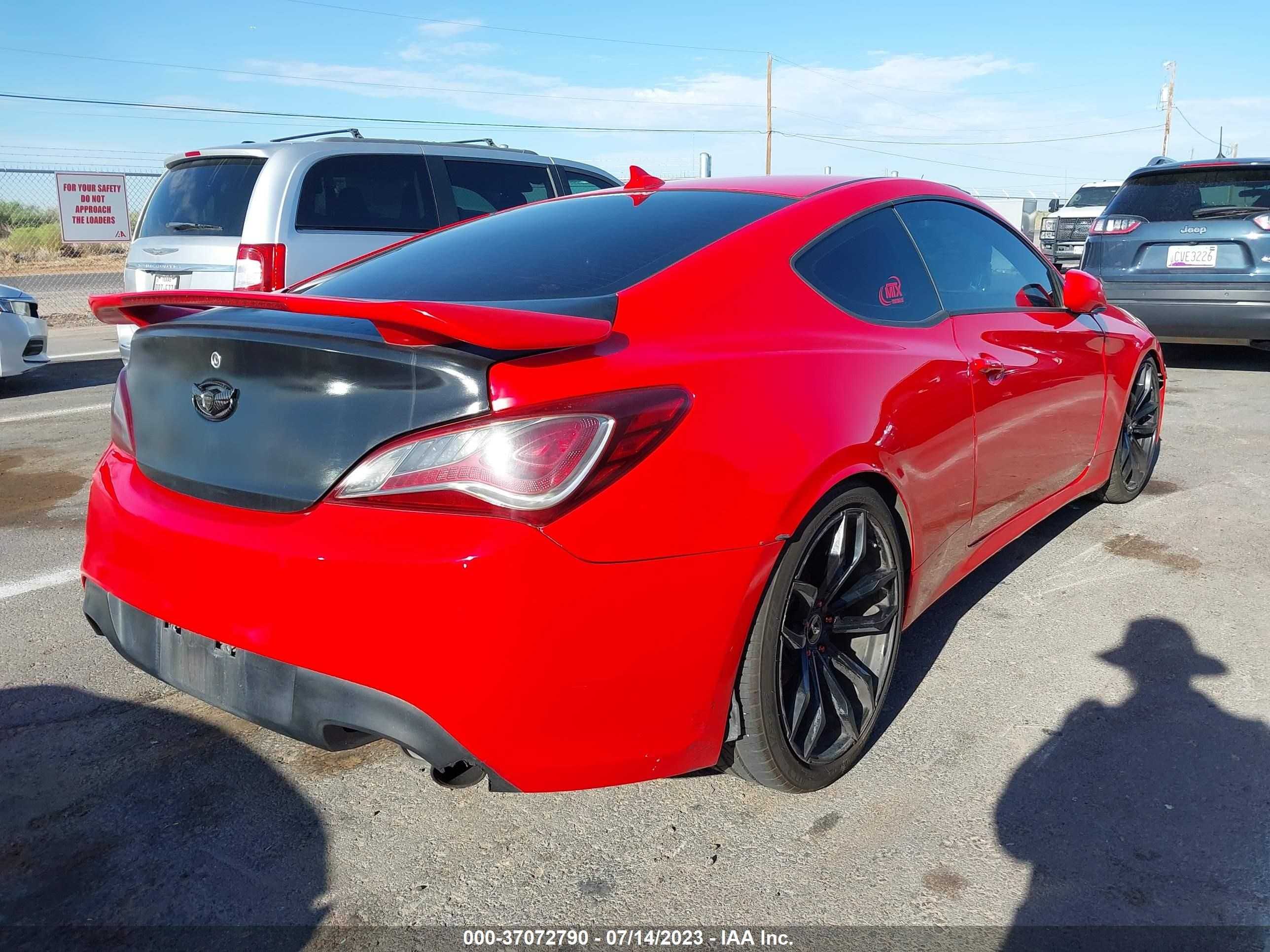 Photo 3 VIN: KMHHT6KD5EU114259 - HYUNDAI GENESIS COUPE 