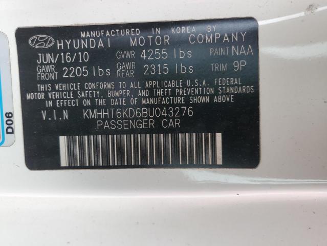 Photo 11 VIN: KMHHT6KD6BU043276 - HYUNDAI GENESIS CO 