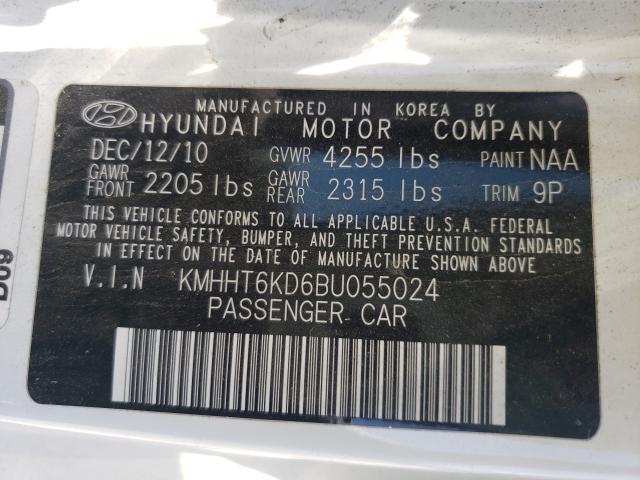 Photo 9 VIN: KMHHT6KD6BU055024 - HYUNDAI GENESIS CO 