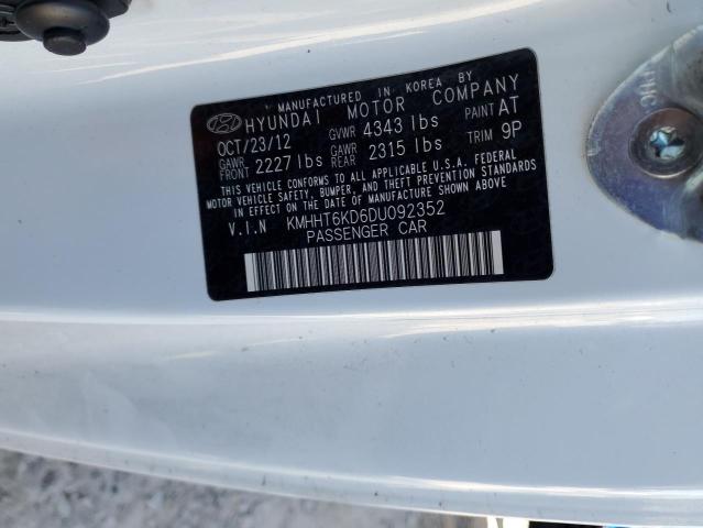 Photo 11 VIN: KMHHT6KD6DU092352 - HYUNDAI GENESIS CO 