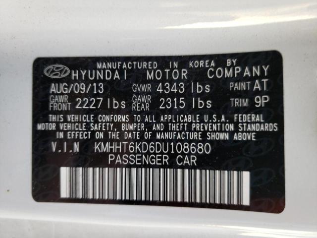 Photo 9 VIN: KMHHT6KD6DU108680 - HYUNDAI GENESIS CO 