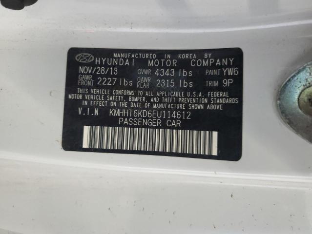 Photo 11 VIN: KMHHT6KD6EU114612 - HYUNDAI GENESIS CO 