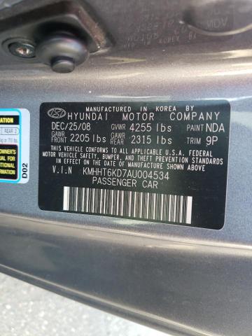 Photo 11 VIN: KMHHT6KD7AU004534 - HYUNDAI GENESIS CO 