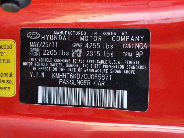 Photo 11 VIN: KMHHT6KD7CU065871 - HYUNDAI GENESIS CO 