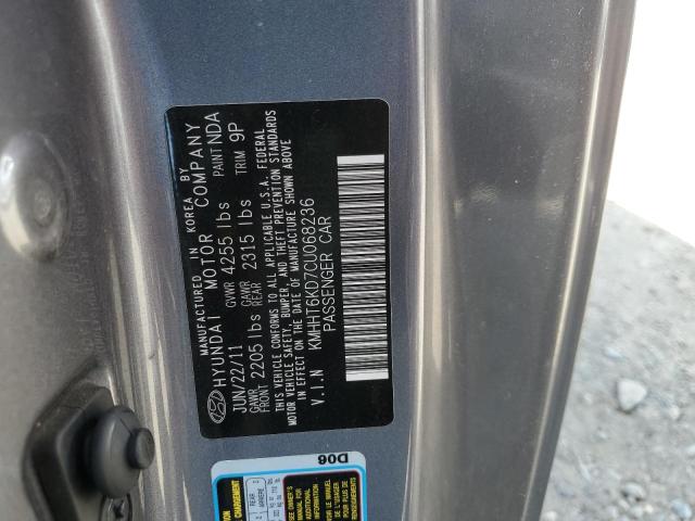 Photo 11 VIN: KMHHT6KD7CU068236 - HYUNDAI GENESIS 