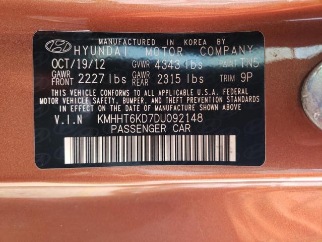 Photo 12 VIN: KMHHT6KD7DU092148 - HYUNDAI GENESIS CO 