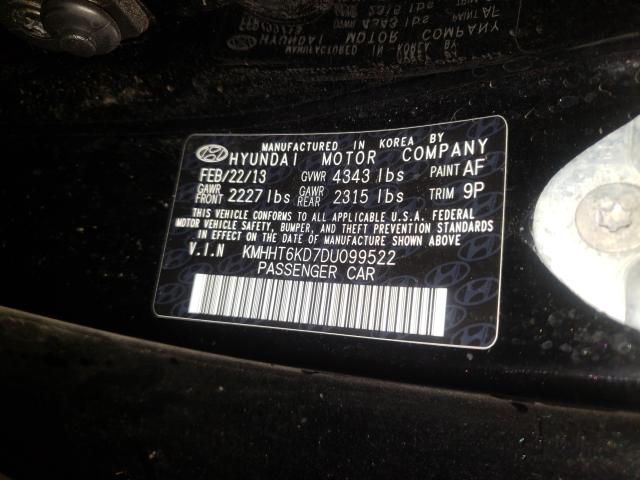 Photo 9 VIN: KMHHT6KD7DU099522 - HYUNDAI GENESIS CO 