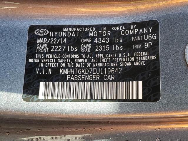 Photo 11 VIN: KMHHT6KD7EU119642 - HYUNDAI GENESIS CO 