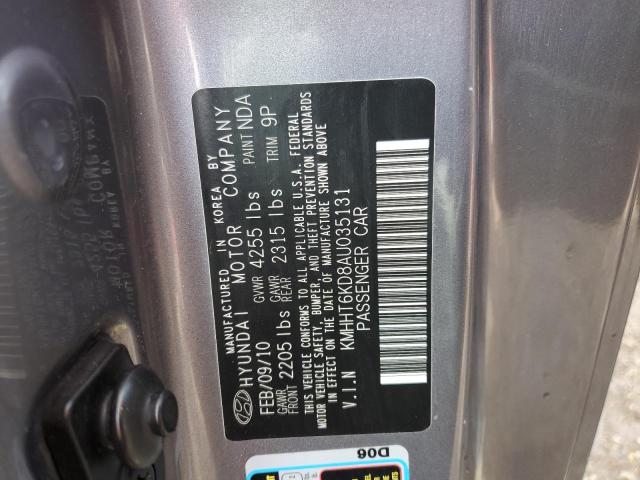 Photo 9 VIN: KMHHT6KD8AU035131 - HYUNDAI GENESIS CO 